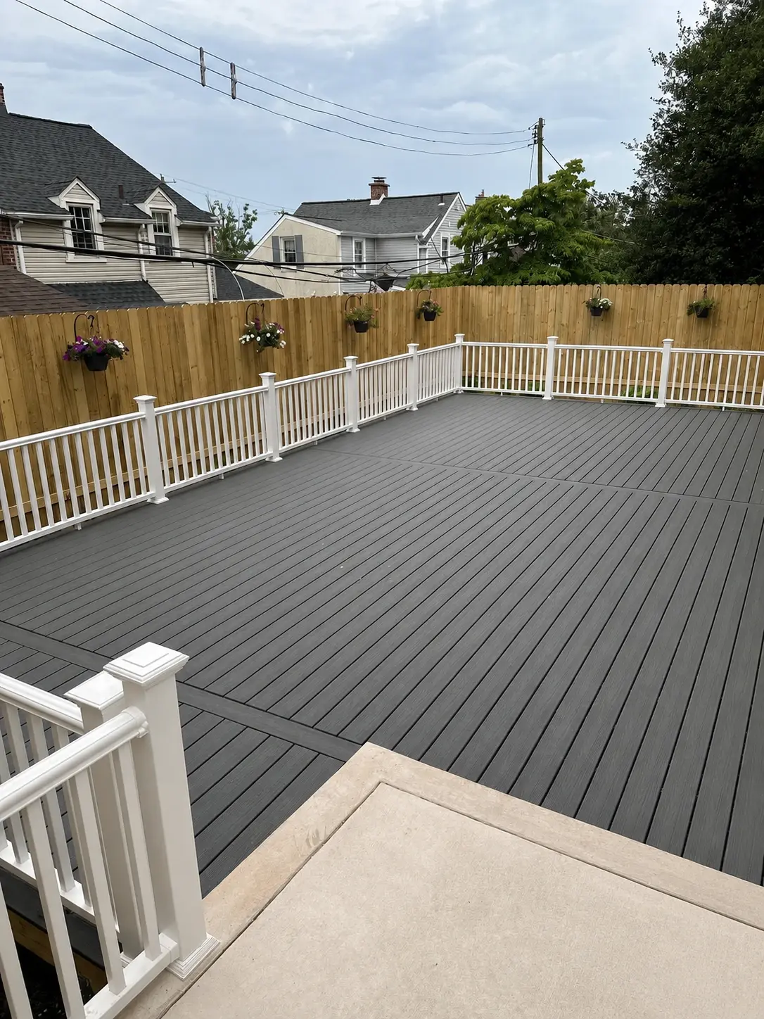 Decks — composite deck build